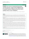 PSMD8 can serve as potential biomarker and therapeutic target of the PSMD family in ovarian cancer: Based on bioinformatics analysis and in vitro validation