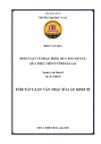 Tóm tắt Luận văn Thạc sĩ Luật kinh tế: Pháp luật về hoạt động mua bán nợ xấu, qua thực tiễn ở tỉnh Gia Lai