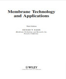 Ebook Membrane technology and applications (3rd edition) - Richard W. Baker