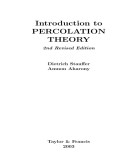 Ebook Introduction to percolation theory (2nd revised edition) - Dietrich Stauffer, Ammon Aharony