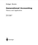 Ebook Generational accounting: Theory and application - Holger Bonin