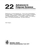 Ebook Advances in polymer science: Fortschritte der Hochpolymeren-Forschung (Volume 22)