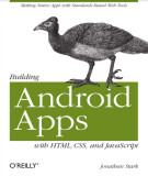 Ebook Building android apps with HTML, CSS, and JavaScript