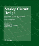 Ebook Analog circuit design: High-speed clock and data recovery, high-performance amplifiers, power management