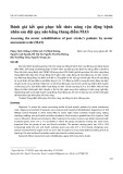 Đánh giá kết quả phụ hồi chức năng vận động bệnh nhân sau đôt quỵ não bằng thang điểm MAS