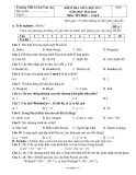 Đề thi giữa học kì 1 môn Tin học lớp 8 năm 2022-2023 có đáp án - Trường THCS Chu Văn An