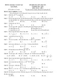 Đề thi giữa học kì 1 môn Toán lớp 9 năm 2023-2024 - Phòng GD&ĐT Lục Ngạn