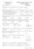Đề thi giữa học kì 1 môn Toán lớp 12 năm 2023-2024 có đáp án - Trường THPT Trần Phú