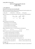 Đề thi học kì 2 môn Vật lí lớp 9 năm 2022-2023 có đáp án - Trường THCS Võ Trường Toản