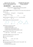 Đề thi học kì 2 môn Toán lớp 6 năm 2022-2023 có đáp án - Trường THCS Nguyễn Huệ, Châu Đức