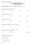 Đề thi học kì 1 môn Toán lớp 9 năm 2021-2022 có đáp án - Trường THCS Châu Đức