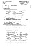 Đề thi giữa học kì 2 môn Tiếng Anh lớp 7 năm 2022-2023 có đáp án - Trường THCS Lý Thường Kiệt