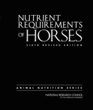 Ebook Nutrient requirements of horses (6/E): Part 1