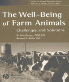Ebook The well being of farm animals - Challenges and solutions: Part 1