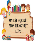 Ôn tập học kì 1 môn Tiếng Việt lớp 5