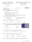 Đề thi giữa học kì 1 môn Toán lớp 10 năm 2023-2024 có đáp án -  Trường THPT Trần Phú - Hoàn Kiếm