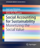 Ebook Social accounting for sustainability: Monetizing the social value