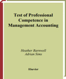 Ebook Test of professional competence in management accounting: Part 2 - Heather Barnwell, Adrian Sims