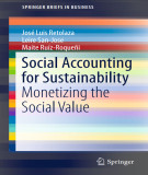 Ebook Social accounting for sustainability: Monetizing the social value - José Luis Retolaza