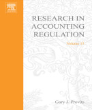Ebook Research in accounting regulation: Volume 15 - Part 1