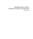 Ebook Higher education: Handbook of theory and research (Volume XIII) - Part 2