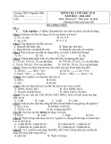 Đề thi học kì 2 môn Hoá học lớp 8 năm 2022-2023 có đáp án - Trường THCS Nguyễn Hiền, Phú Ninh