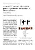 3D hand pose estimation in point cloud using 3D convolutional neural network on egocentric datasets