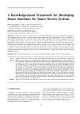 A knowledge-based framework for developing smart interfaces for smart service systems