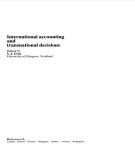 Ebook International accounting and transnational decisions: Part 2 - S. J. Gray
