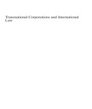 Ebook Transnational corporations and international law: Accountability in the global business environment - Alice de Jonge