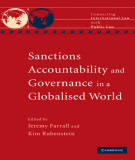 Ebook Sanctions, accountability and governance in a globalised world - Jeremy Farrall, Kim Rubenstein