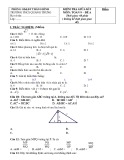 Đề thi giữa học kì 1 môn Toán lớp 9 năm 2022-2023 có đáp án - Trường THCS Quang Trung, Thăng Bình