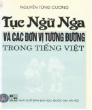 Các đơn vị tương đương trong tiếng Việt và tục ngữ Nga: Phần 1