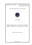 Luận án Tiến sĩ Vật lý: Hiện tượng luận của phần vô hướng trong mô hình 3-3-1 với hạt tựa axion