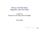 Bài giảng Các phương pháp định lượng 2: Hồi quy với dữ liệu bảng - Lê Việt Phú