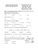 Đề thi học kì 1 môn Toán lớp 7 năm 2023-2024 có đáp án - Trường THCS Tân Quý Tây (Đề tham khảo)