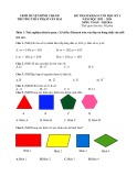 Đề thi học kì 1 môn Toán lớp 6 năm 2023-2024 có đáp án - Trường THCS Phạm Văn Hai (Đề tham khảo)