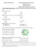 Đề thi học kì 1 môn Toán lớp 6 năm 2023-2024 có đáp án - Trường THCS Đống Đa (Đề tham khảo)