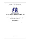 Đề tài nghiên cứu khoa học: Lập hồ sơ và nộp lưu hồ sơ vào lưu trữ phân hiệu trường Đại học Nội vụ Hà Nội tại thành phố Hồ Chí Minh