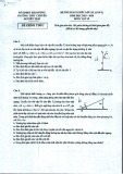 Đề thi năng khiếu môn Vật lí lớp 10 năm 2023-2024 có đáp án (Lần 2 - Trường THPT Chuyên Nguyễn Trãi