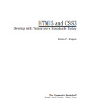 Ebook HTMI5 and CSS3: Develop with Tomorrow's Standards Today - Brian P. Hogan