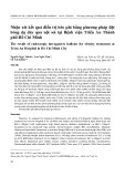 Nhận xét kết quả điều trị béo phì bằng phương pháp đặt bóng dạ dày qua nội soi tại Bệnh viện Triều An Thành phố Hồ Chí Minh