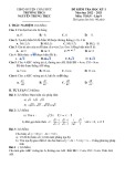 Đề thi học kì 1 môn Toán lớp 9 năm 2022-2023 có đáp án - Trường THCS Nguyễn Trung Trực, Châu Đức