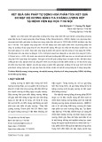 Kết quả giải pháp tự động hoá phân tích kết quả đo mật độ xương bằng tia X năng lượng kép tại Bệnh viện Đại học Y Hà Nội