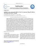 Antibiotic usage among the elderly in Tan Loi commune, Dong Hy district, Thai Nguyen province, Vietnam