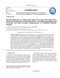 Electroacupuncture at Trigger point gains better pain relief effectiveness than Electroacupuncture at Meridian point: A non-blind randomized trial of chronic neck pain treatment among patients at Traditional Medicine Hospital
