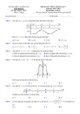 Đề thi KSCL môn Toán lớp 12 năm 2023-2024 có đáp án - Sở GD&ĐT Hải Dương