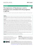 The expression of Hexokinase 2 and its hub genes are correlated with the prognosis in glioma
