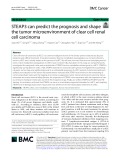 STEAP3 can predict the prognosis and shape the tumor microenvironment of clear cell renal cell carcinoma