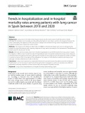 Trends in hospitalization and in‑hospital mortality rates among patients with lung cancer in Spain between 2010 and 2020